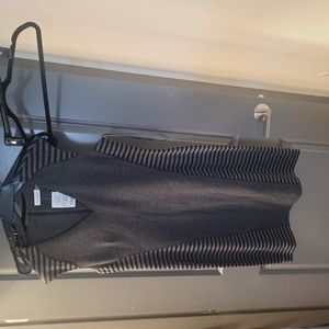 Gray and Black Calvin Klein dress